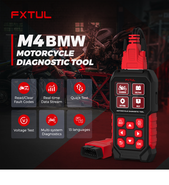 FXTUL M4 BMW Motorcycle Diagnostic Tool